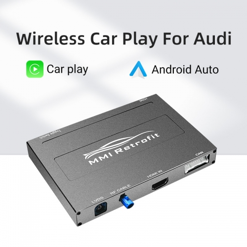 ワイヤレスCarplay Android Auto MMI Prime Retrofit For 2010-2018 Audi A3 A4 A1 A5 A6 A7 A8 Q2 Q3 Q5 Q7 Airplay Upgrade Interface Box
