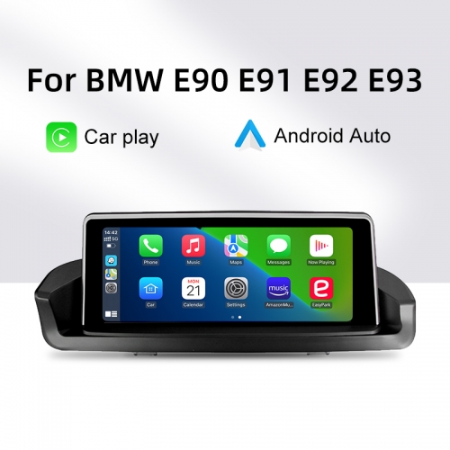 8.8" Wrieless CarPlay Wired Android Auto Car Multimedia For BMW 3 Series E90 E91 E92 E93 Head Unit Reverse Camera