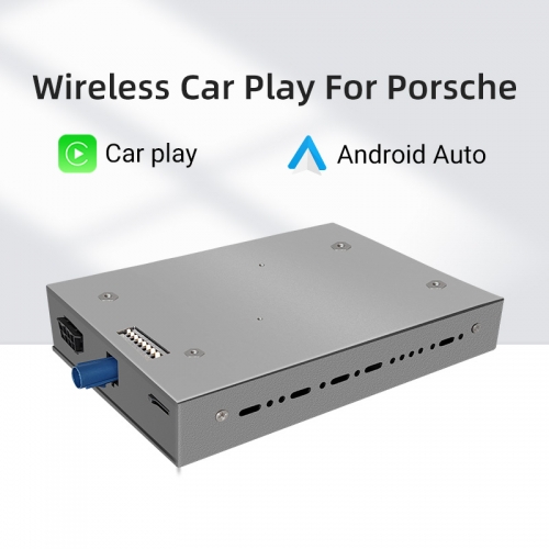 Carplay sans fil et Android Auto boîtier MMI pour  For Porsche 911 Bosxter Cayman Macan Cayenne Panamera PCM3.1 4.0 2011~2018 