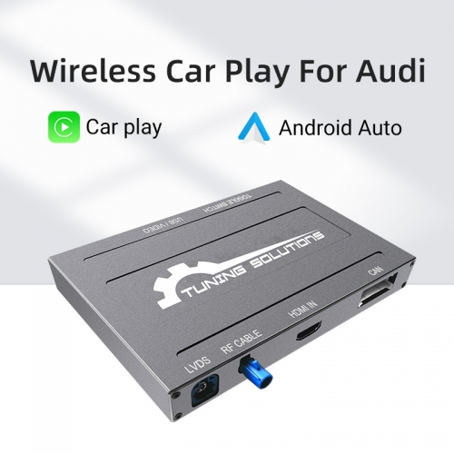 Inalámbrico Carplay Android Auto MMI Prime Retrofit para 2010-2018 Audi  A3  A4 A1 A5 A6 A7 A8 Q2 Q3 Q5 Q7 Airplay Unidad de interfaz de actualización