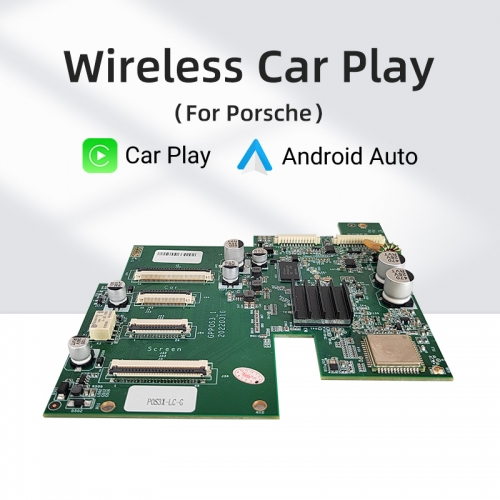 Inalámbrico Carplay Android Auto MMI Prime Retrofit para Porsche 911 Boxster Cayman Macan Cayenne Panamera PCM3.1 4.0 2011~2018 Módulo Unidad