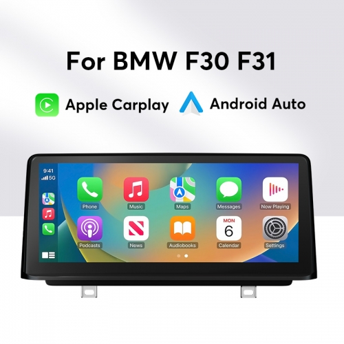 BMW Series3 4 F30 F31 F34 F32 F33 F36 F80カーマルチメディアヘッドユニット用ワイヤレスApple CarPlay Android Auto