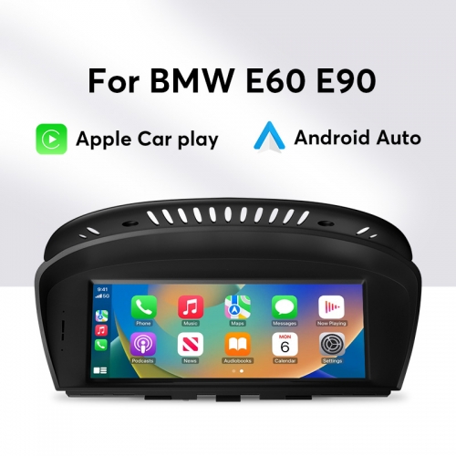 8,8 Zoll kabelloses CarPlay Android Auto-GPS-Navigationskopfgerät für BMW Series3 5 E60 E61 E63 E64 M6 E90 E91 E92 E93 M3