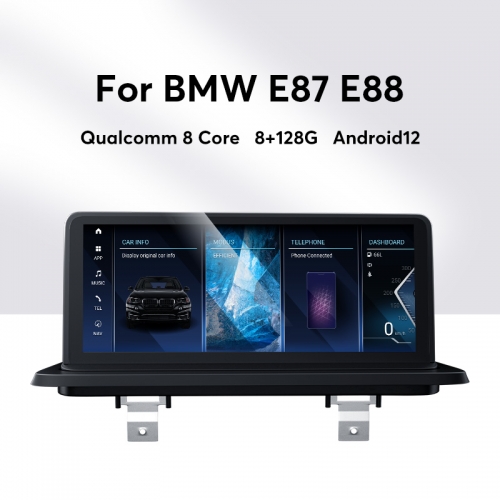 Android 12 Qualcomm 8 Core Car Multimedia für BMW E87 E88 Head Unit Multimedia GPS Navigation eingebautes 4G LTE