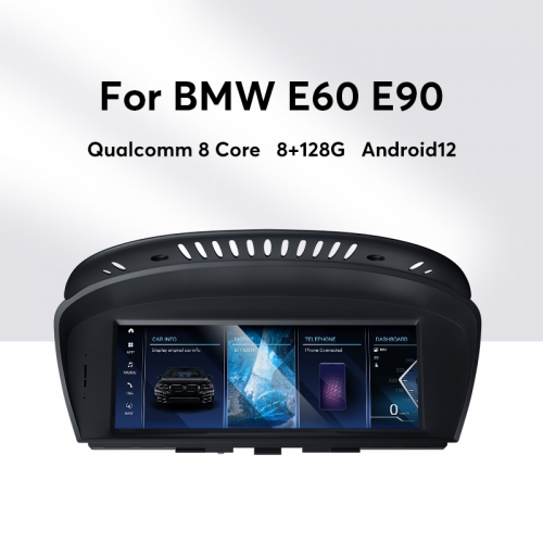 Android 12 8 Core Car Multimedia Player Touch Screen for BMW 3 5 Series E60 E61 E62 E63 E90 E91 GPS Navigation Auto Radio Bluetooth Built-in 4G LTE