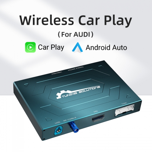 Inalámbrico Carplay Android Auto MMI Prime Retrofit para 2010-2018 Audi  A3  A4 A1 A5 A6 A7 A8 Q2 Q3 Q5 Q7 Airplay Unidad de interfaz de actualización