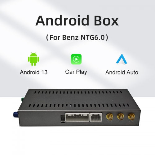 Android 13 Auto Wireless Carplay Decoder Box für Mercedes Benz NTG6.0 A B E CLA GLA GLE GLC GLB Klasse 2019 - 2024 Touch Interface GPS