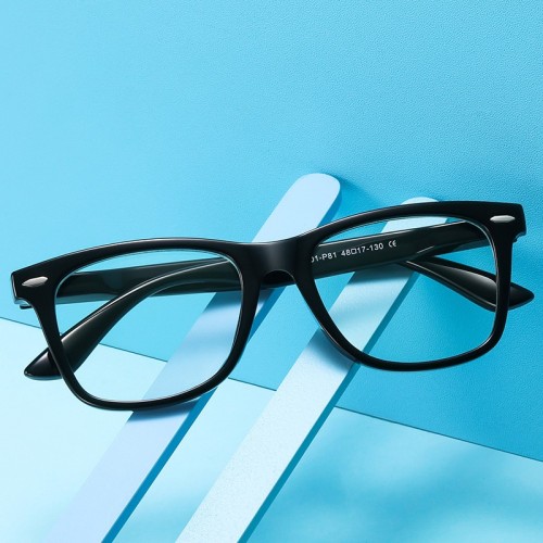 Anti Eyestrain &amp; Uv Glare Blue Light Glasses For Kids Girls Boys Round Square Lightweight Frame Computer Eye Glasses