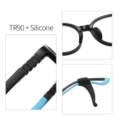 Flexible Tr90 Silicone Comfortable Anti Blue Light Ray Kids Glasses Protect Eyes Computer Eyewear For Kids Boys Girls