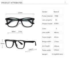 Anti Eyestrain & Uv Glare Blue Light Glasses For Kids Girls Boys Round Square Lightweight Frame Computer Eye Glasses
