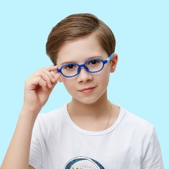 Wholesale Kids Custom Logo Interchangeable Temple Arm Detachable Anti Blue Light Optical Frames Eyewear