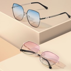 2022 Wholesale Designer Famous Brands Luxury Glasses Polarized Trendy Rectangle Shades Vintage Customized Logo Sunglasses