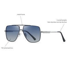 2022 Polarized Sunglasses For Men Women Pilot Alloy Sun Glasses Eyewear Driving Female Unisex Oculos