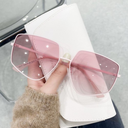 2022 Factory Wholesale Fullrim Polarized Metal Sunglasses China Custom Advertising Ladies Ladies Polarized Sunglasses