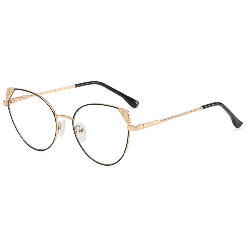 Hotsale Eyeglasses Cat Ear Design Uv400 Optical Glasses Cute Glasses Frame Blue Light Blocking Glasses