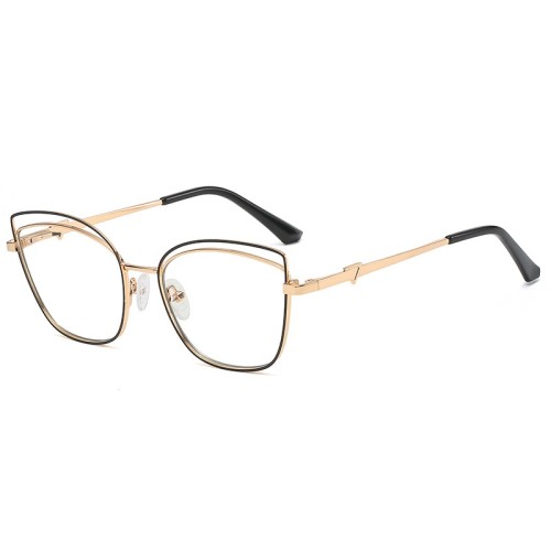 2022 Popular Oversized Toned Optical Glasses Oval Square Custom Logo Double Frame Glasses Fashion Design