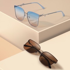 Wholesale Women Fashion Polarized Sunglasses Customer Own Brand High Quality Sunglasses
