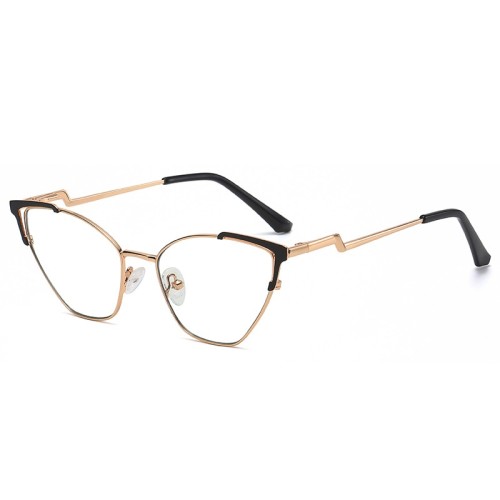 Pretty Girl Glasses Anti-Blue Light Shield To Protect The Eyes Metal Frame Blue Light Filter Computer Glasses