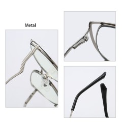 Ready Stock Italy Design Frames Glasses Anti Blue Light Fashion Metal Eyeglasses Optical Women Eyewear