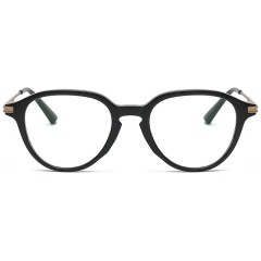 Quality Vintage Thick Polygon Frame Eyeglasses Unisex Anti Blue Light River Glasses Optical Frames
