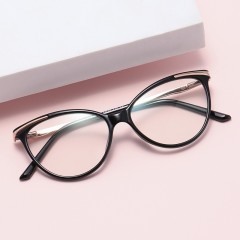 Fashion Cat Eyes Glasses Frame Tr90 Anti-Blue Glasses Ladies Trend Ins Style Eyeglasses Frames For Women