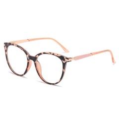 Fashion Cat Eye Custom Logo Eyeglasses Big Square Round Ladies Trend Ins Style Eyeglasses Frames For Women