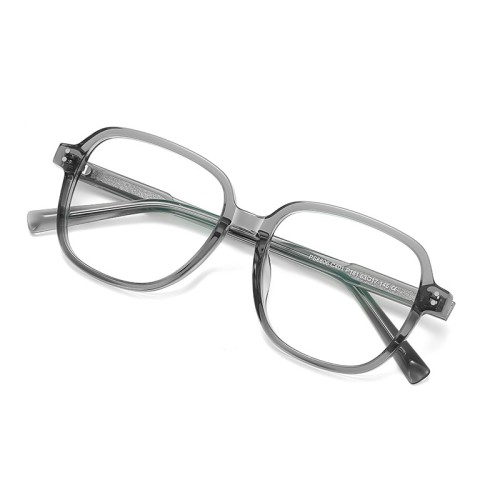 2022 New Acetate Frame Glasses Fashion Large Frame Men'S And Women'S Anti-Blue Light Glasses