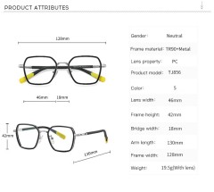 2022 Hot Sale New Fashion Children'S Glasses Frame Boys And Girls Fashion Anti-Blue Light Glasses