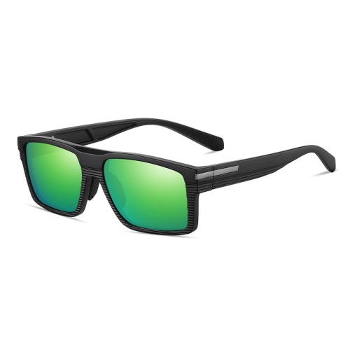 Sunglasses Tr90 Square Frame Unisex Fashion Style Driving Uv400 Polarized Retro Sun Protection