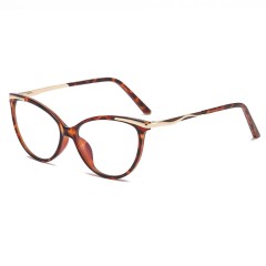 Fashion Cat Eyes Glasses Frame Tr90 Anti-Blue Glasses Ladies Trend Ins Style Eyeglasses Frames For Women