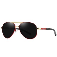 2022 Hot Sale New Metal Sunglasses Two Tone Polarized Men'S Sunglasses