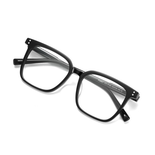 Factory Wholesale Acetate Glasses Frame Square Spectacle Frame Anti-Blue Light Glasses