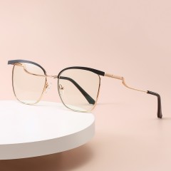 Manufacturers Colorful Eyebrow Womens Glasses Anti Blue Light Optical Frames Stylish Eye Glasses