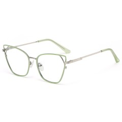 Manufacturers Gold Frame Optical Glasses For Women Full Rim Eyewear Glasses Metal Frame Eyeglasses