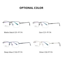 Factory Wholesale Eye Glasses Prescription Available Glasses Frames Ultra-Light Glasses For Man Woman