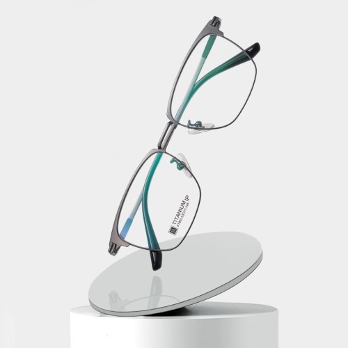 Designer Design Titanium Frame Glasses For Men Friends Business Eyewear