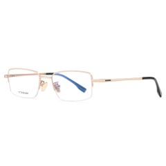 Prescription Eyeglasses Ultra-Light Weight Frames Half Frame Flexible Optical Frame Business Spectacle Eye Glasses For Men Women