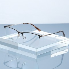 New Luxury Pure Titanium Frame Glasses Men'S Business Glasses Ip Plating Process