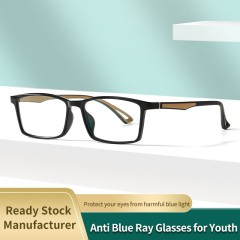 Glasses For Kids Flexible Tr90 Blue Light Glasses Eye Protection Eyewear Kids Youth Optical Glasses