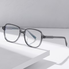 New Acetate Frame Glasses Fashion Large Frame Men'S And Women'S Anti-Blue Light Glasses