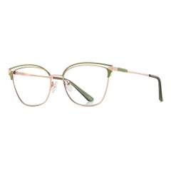 Designer Eye Glasses Cat-Eye Metal Frame Anti Blue Light Blocking Eyeglasses Optical Frame