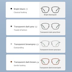 Factory Custom Titanium Frame Glasses Acetate Eyewear