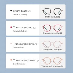 High Quality China Handmade Round Glasses Vintage Titanium Acetate Glasses Optical Glasses Frame