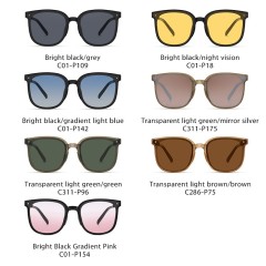 New Oem Sunglasses Fashion Ultra Light Tr90 Foldable Polarized Tac Lenses Sunglasses Unisex Folding Glasses