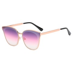 Cat Eye Gradient Sunglasses Luxury Butterfly Sun Shades Metal Sun Glasses For Women Ladies