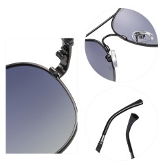 Memory Metal Sunglasses Driving Night Vision Glasses Super Elastic Memory Metal Sunglasses