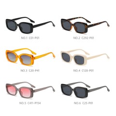 Retro Driving Rectangle Sunglasses Tr 90S Vintage Fashion Narrow Square Frame Uv400 Protection Sunglasses For Women Glasses