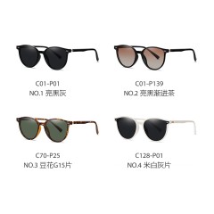 Hot Selling Fashion Black Frame Sunglasses Tac Lens Sunglasses
