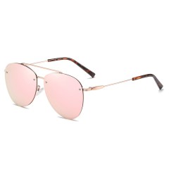 Oem Logo Polarized Sunglasses Stylish Women'S Sunglasses Colorful Oversized Mirror Lens Pack Options