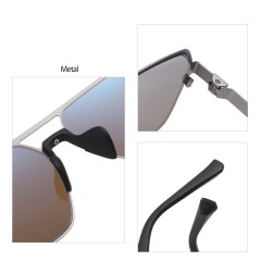 Branded Sunglasses For Men Uv400 Polarized Lens For Unisex Outdoor Metal New Sunglasses